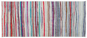 Chaput Over Dyed Kilim Rug 3'8'' x 8'4'' ft 111 x 254 cm