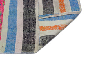 Chaput Over Dyed Kilim Rug 4'1'' x 13'2'' ft 124 x 401 cm