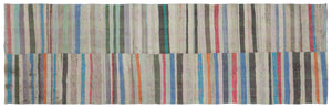 Chaput Over Dyed Kilim Rug 4'1'' x 13'2'' ft 124 x 401 cm