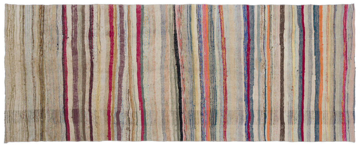 Chaput Over Dyed Kilim Rug 5&#39;4&#39;&#39; x 13&#39;6&#39;&#39; ft 162 x 412 cm