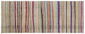 Chaput Over Dyed Kilim Rug 5'4'' x 13'6'' ft 162 x 412 cm