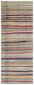Chaput Over Dyed Kilim Rug 5'4'' x 13'6'' ft 162 x 412 cm