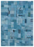 Hemp Over Dyed Kilim Patchwork Unique Rug 5'3'' x 7'4'' ft 160 x 223 cm