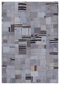 Hemp Over Dyed Kilim Patchwork Unique Rug 5'4'' x 7'7'' ft 162 x 230 cm