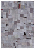 Hemp Over Dyed Kilim Patchwork Unique Rug 5'3'' x 7'7'' ft 160 x 230 cm