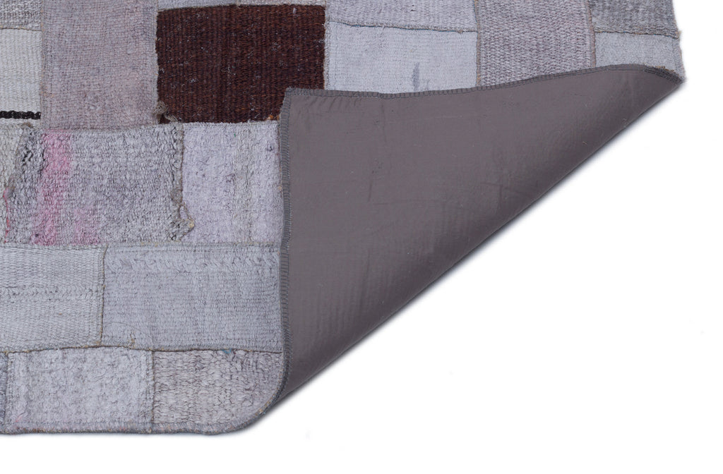 Hemp Over Dyed Kilim Patchwork Unique Rug 5'3'' x 7'7'' ft 160 x 230 cm