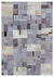 Hemp Over Dyed Kilim Patchwork Unique Rug 5'3'' x 7'7'' ft 160 x 230 cm