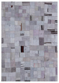 Hemp Over Dyed Kilim Patchwork Unique Rug 5'7'' x 7'10'' ft 170 x 240 cm