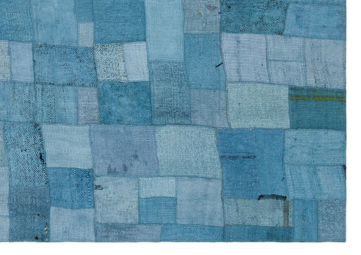 Hemp Over Dyed Kilim Patchwork Unique Rug 5&#39;3&#39;&#39; x 7&#39;7&#39;&#39; ft 160 x 230 cm