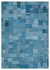 Hemp Over Dyed Kilim Patchwork Unique Rug 5'3'' x 7'5'' ft 160 x 226 cm