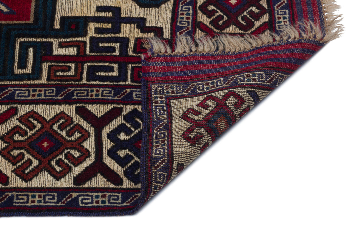 Natural Anatolium Turkish Vintage Rug 4&#39;2&#39;&#39; x 6&#39;6&#39;&#39; ft 127 x 197 cm