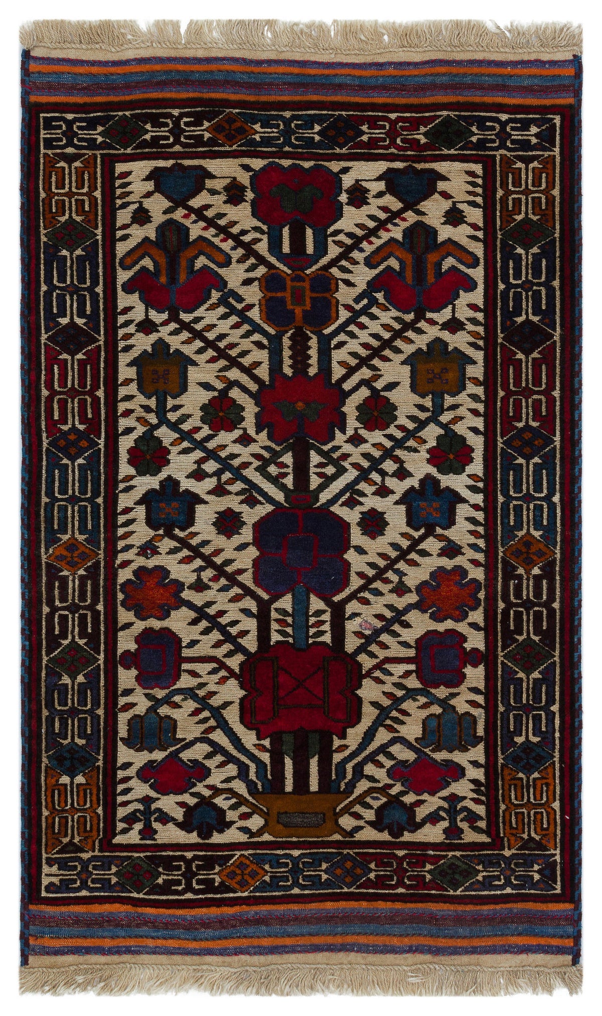Natural Anatolium Turkish Vintage Rug 2&#39;10&#39;&#39; x 4&#39;9&#39;&#39; ft 86 x 145 cm