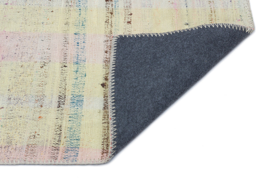 Striped Over Dyed Kilim Rug 2'11'' x 4'11'' ft 90 x 149 cm
