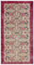 Naturel Over Dyed Vintage Rug 3'10'' x 7'3'' ft 118 x 222 cm