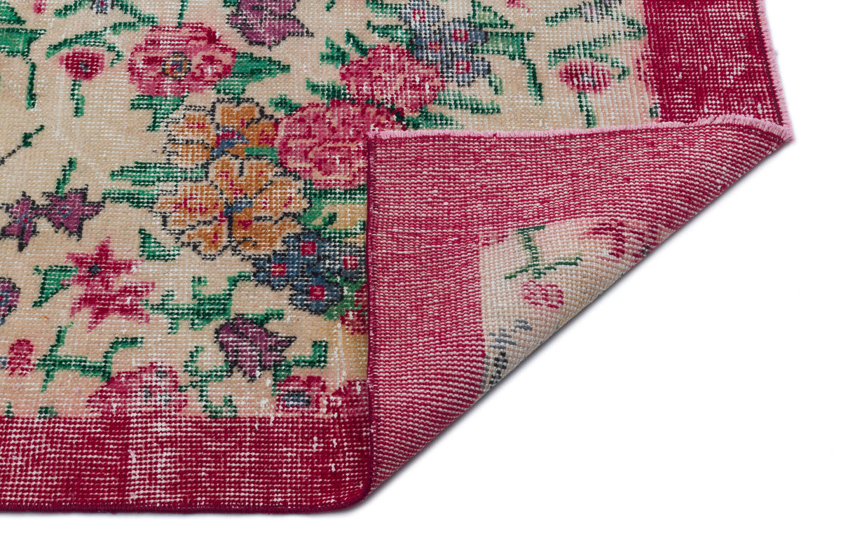 Naturel Over Dyed Vintage Rug 5&#39;12&#39;&#39; x 9&#39;7&#39;&#39; ft 182 x 291 cm