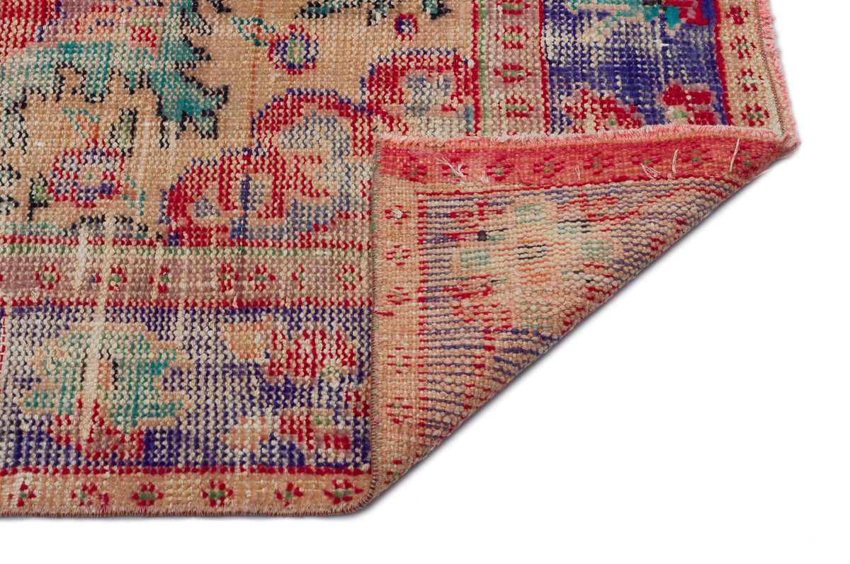 Naturel Over Dyed Vintage Rug 6&#39;3&#39;&#39; x 9&#39;4&#39;&#39; ft 190 x 284 cm