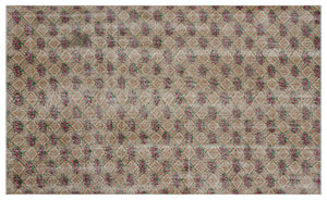 Naturel Over Dyed Vintage Rug 5'3'' x 8'8'' ft 160 x 265 cm