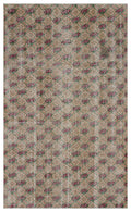 Naturel Over Dyed Vintage Rug 5'3'' x 8'8'' ft 160 x 265 cm