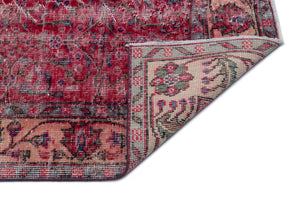 Naturel Over Dyed Vintage Rug 5'2'' x 9'1'' ft 158 x 277 cm