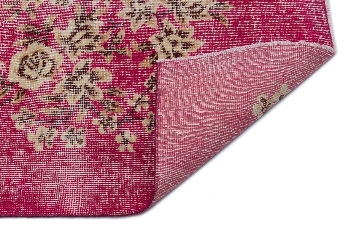 Naturel Over Dyed Vintage Rug 4&#39;10&#39;&#39; x 8&#39;1&#39;&#39; ft 147 x 246 cm