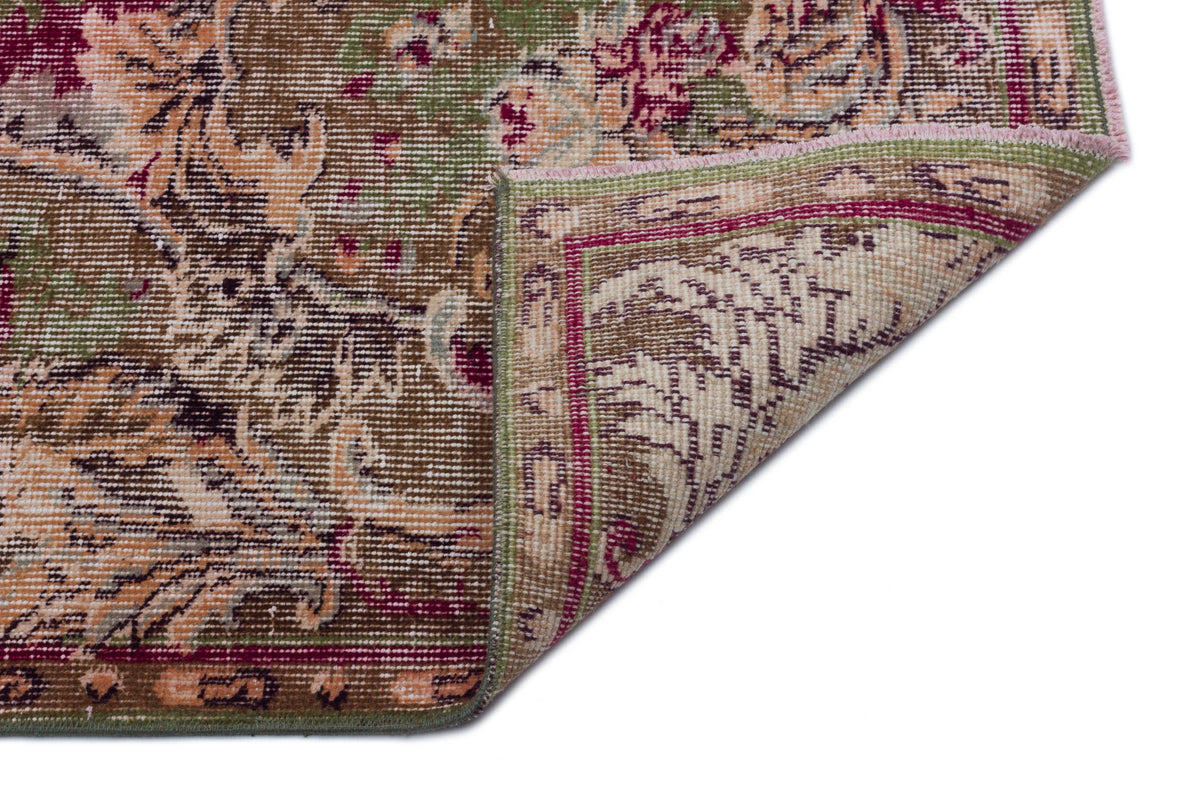 Naturel Over Dyed Vintage Rug 6&#39;4&#39;&#39; x 9&#39;7&#39;&#39; ft 192 x 292 cm