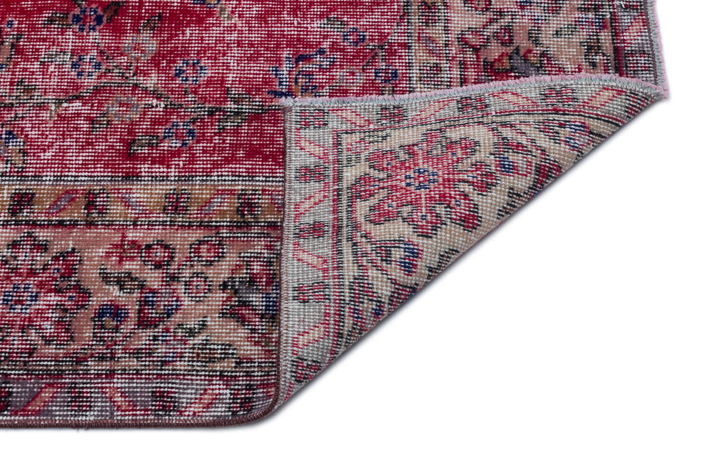 Naturel Over Dyed Vintage Rug 5'8'' x 9'1'' ft 172 x 276 cm
