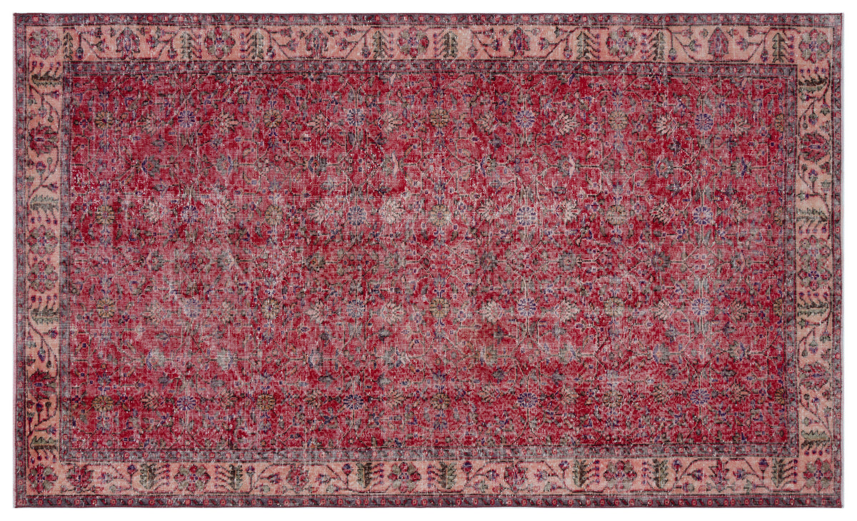 Naturel Over Dyed Vintage Rug 5&#39;9&#39;&#39; x 9&#39;6&#39;&#39; ft 174 x 290 cm
