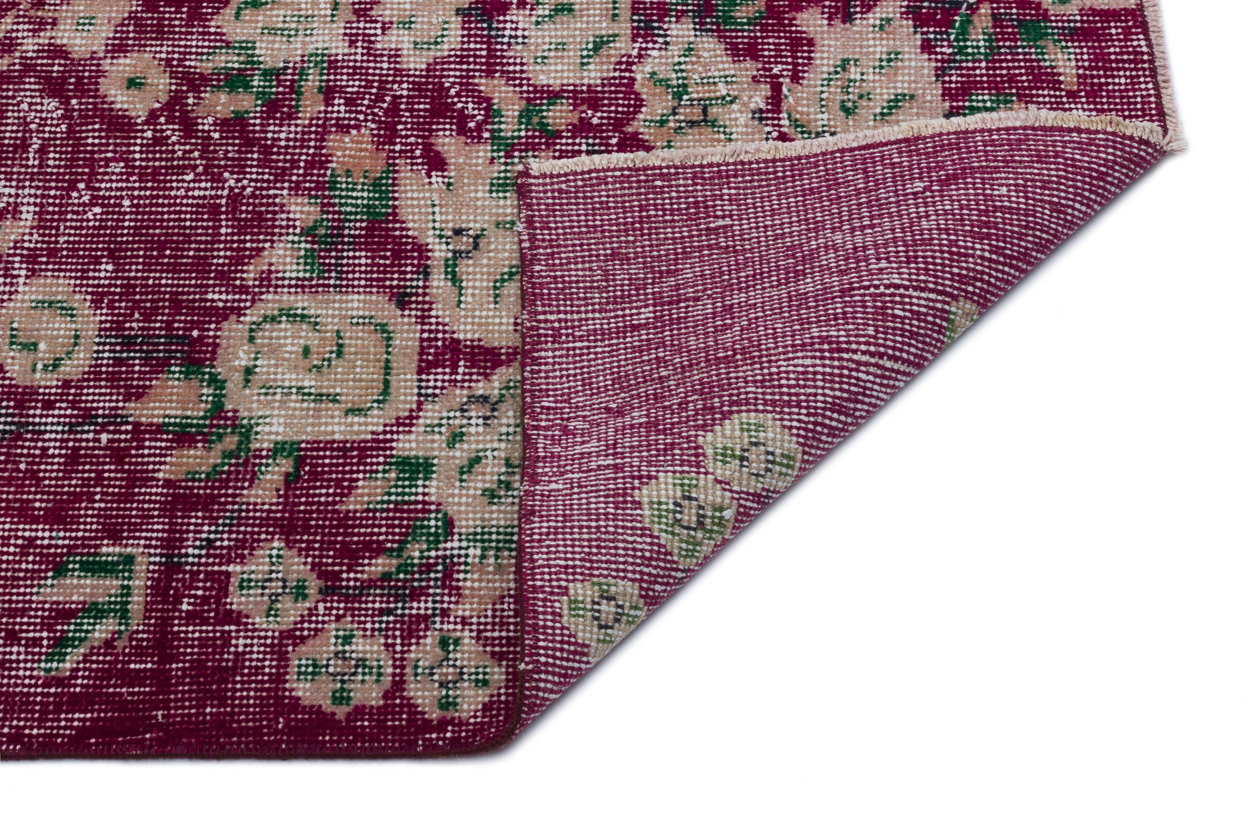 Naturel Over Dyed Vintage Rug 5'11'' x 8'5'' ft 180 x 257 cm