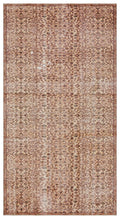 Naturel Over Dyed Vintage Rug 4'12'' x 9'6'' ft 152 x 290 cm