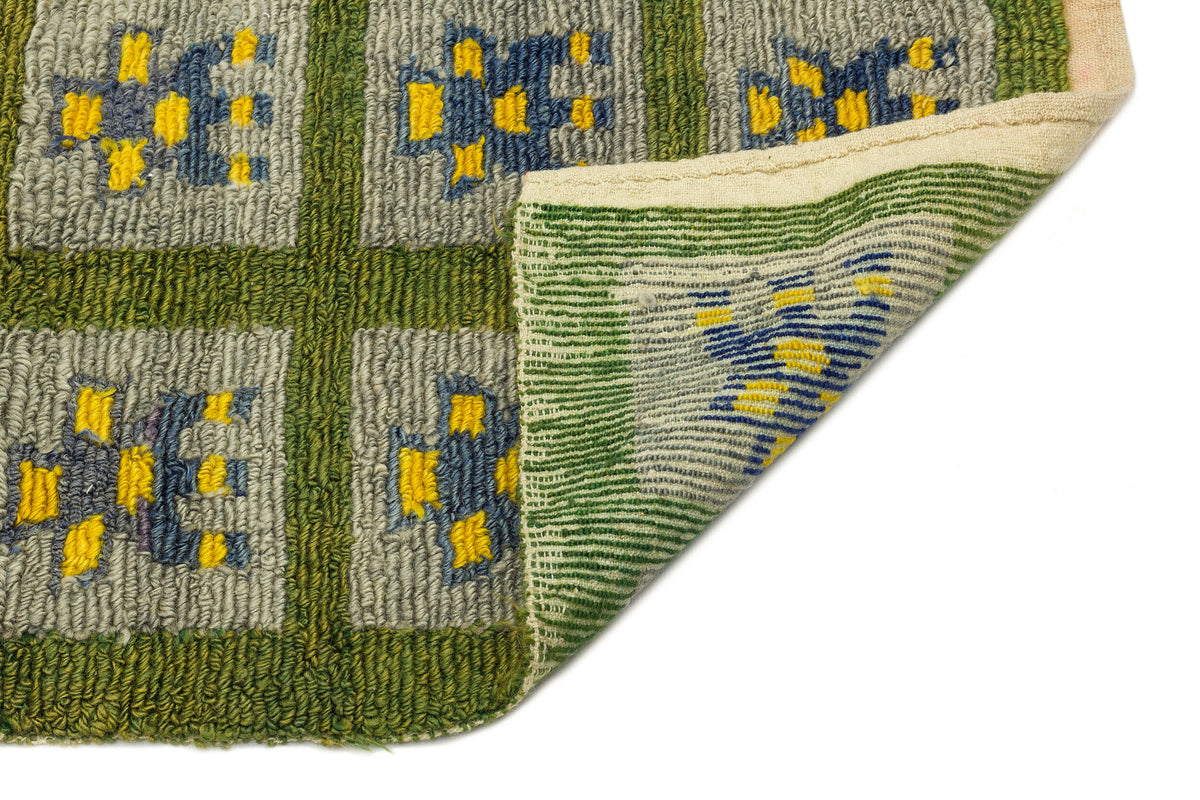 Geometric Over Dyed Kilim Rug 3&#39;5&#39;&#39; x 4&#39;7&#39;&#39; ft 103 x 140 cm