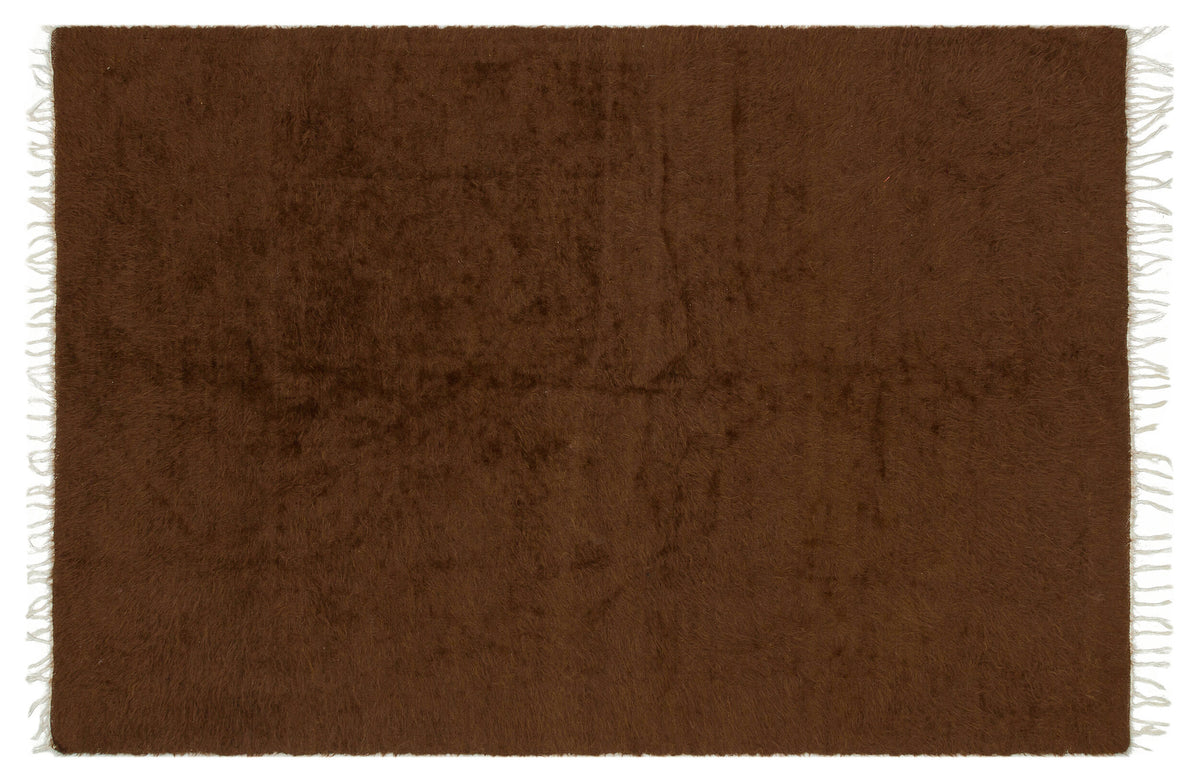 Geometric Over Dyed Kilim Rug 4&#39;4&#39;&#39; x 6&#39;7&#39;&#39; ft 133 x 200 cm