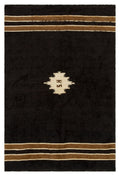 Geometric Over Dyed Kilim Rug 3'11'' x 5'11'' ft 120 x 180 cm