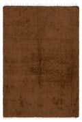 Geometric Over Dyed Kilim Rug 4'2'' x 6'3'' ft 127 x 190 cm