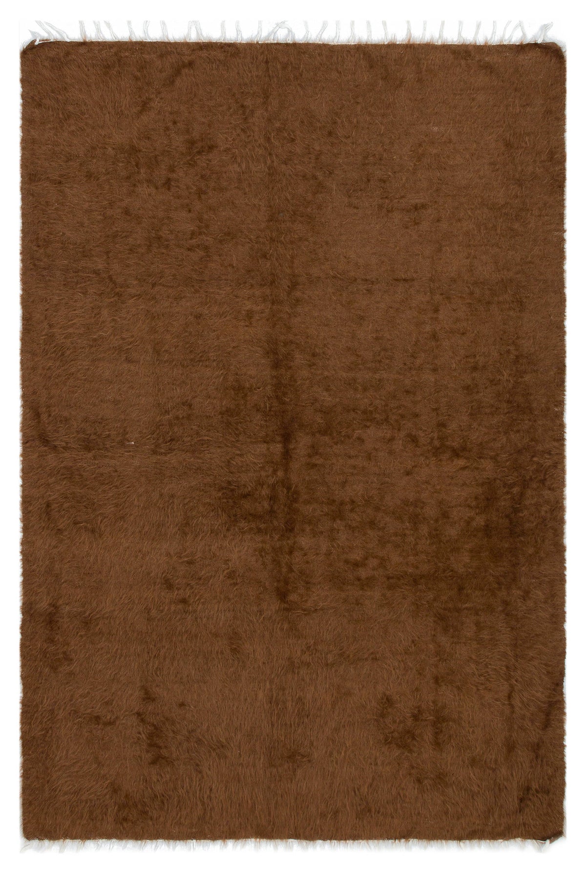 Geometric Over Dyed Kilim Rug 4&#39;2&#39;&#39; x 6&#39;3&#39;&#39; ft 127 x 190 cm