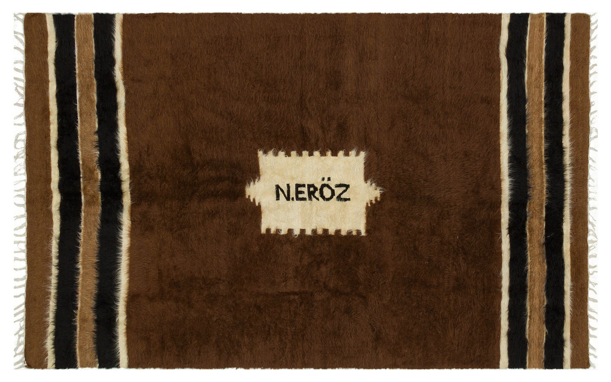 Geometric Over Dyed Kilim Rug 4&#39;4&#39;&#39; x 6&#39;9&#39;&#39; ft 132 x 205 cm