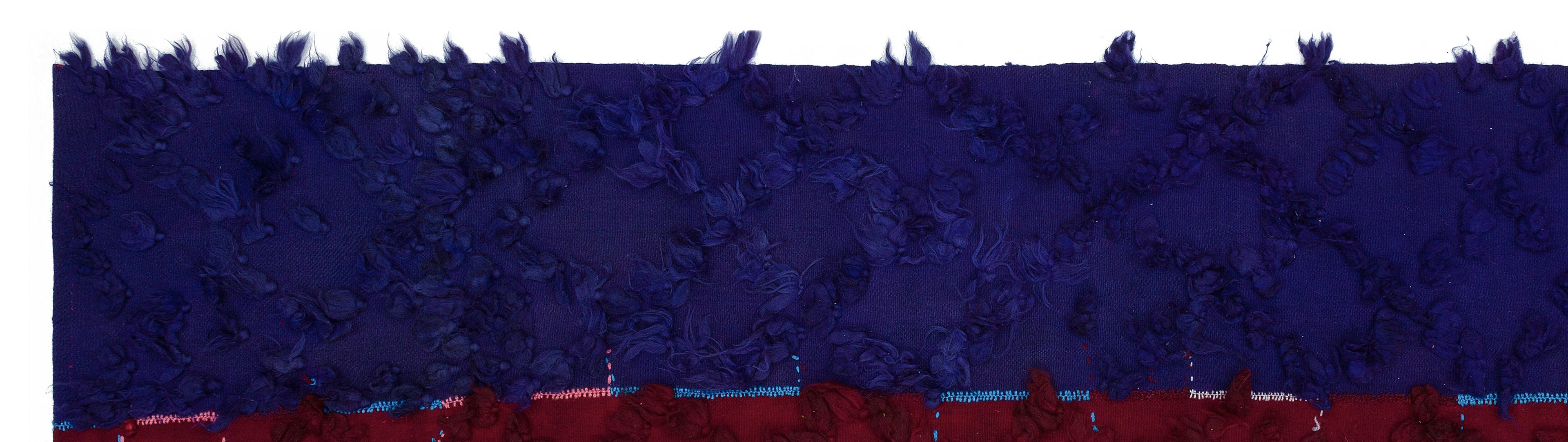 One-of-a-kind Hand Knotted Tulu Runner 3'5'' x 15'1'' ft 104 x 460 cm