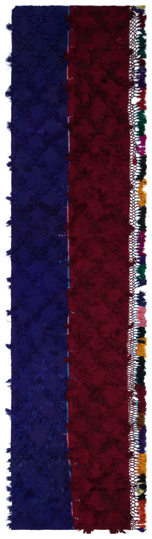 One-of-a-kind Hand Knotted Tulu Runner 3'5'' x 15'1'' ft 104 x 460 cm
