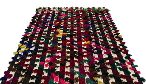 One-of-a-kind Hand Knotted Tulu Rug 5'7'' x 8'6'' ft 170 x 260 cm