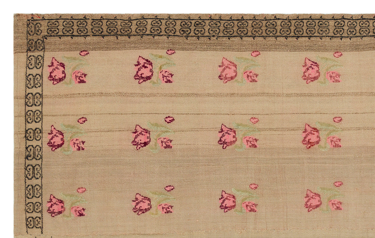 Geometric Over Dyed Kilim Rug 5&#39;2&#39;&#39; x 8&#39;3&#39;&#39; ft 158 x 252 cm