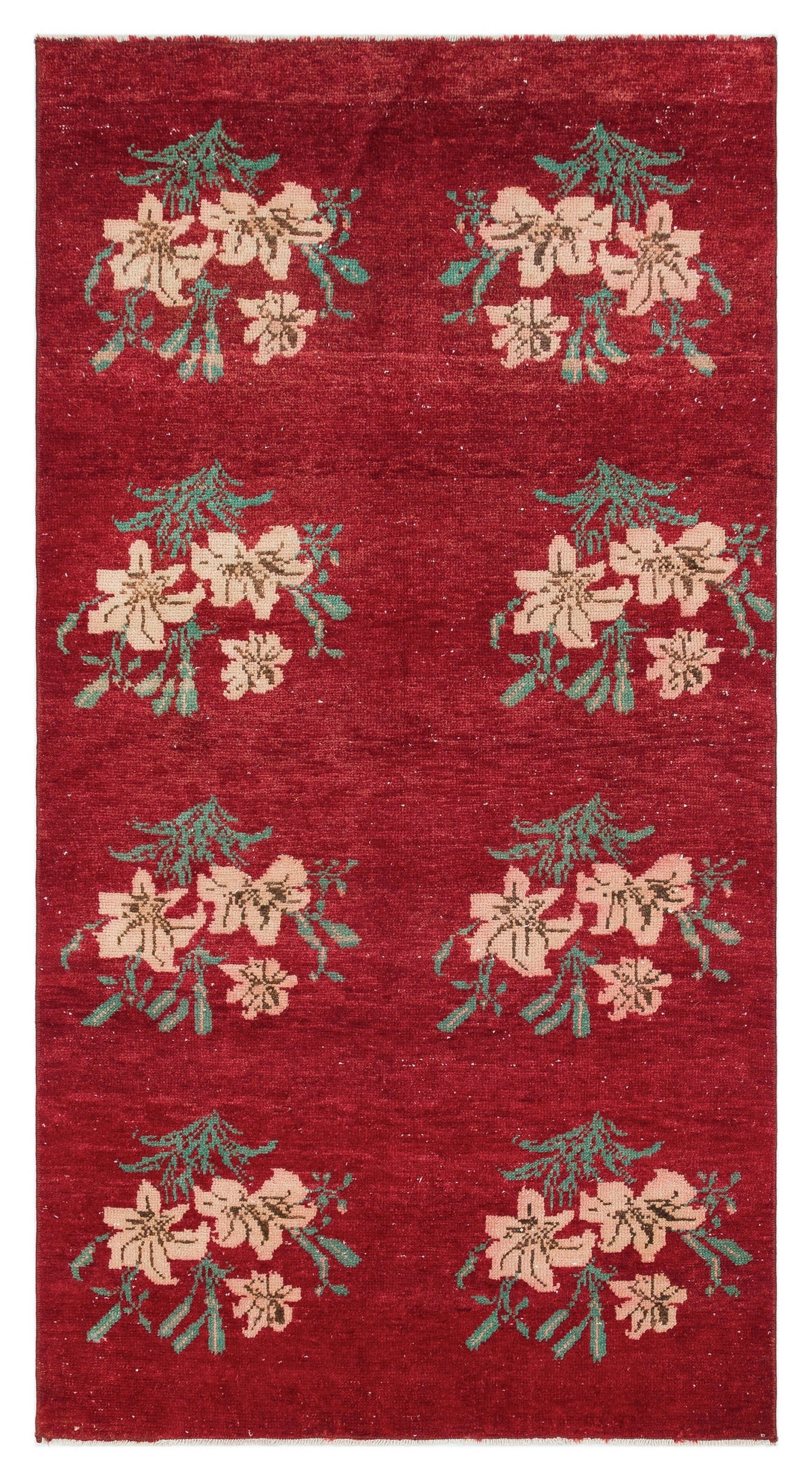 Natural Anatolium Turkish Vintage Rug 3&#39;3&#39;&#39; x 6&#39;2&#39;&#39; ft 100 x 187 cm