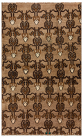 Natural Anatolium Turkish Vintage Rug 3'3'' x 5'5'' ft 98 x 164 cm