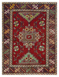 Natural Anatolium Turkish Vintage Rug 4'5'' x 5'10'' ft 135 x 177 cm