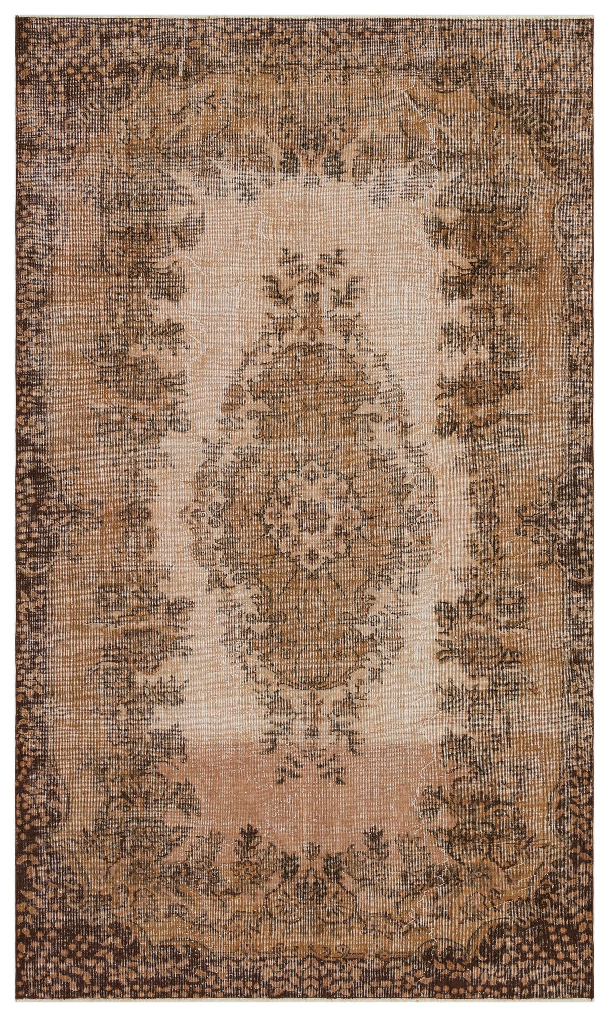 Naturel Over Dyed Vintage Rug 5&#39;10&#39;&#39; x 9&#39;7&#39;&#39; ft 177 x 293 cm