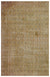 Brown Over Dyed Vintage Rug 7'3'' x 10'12'' ft 220 x 335 cm
