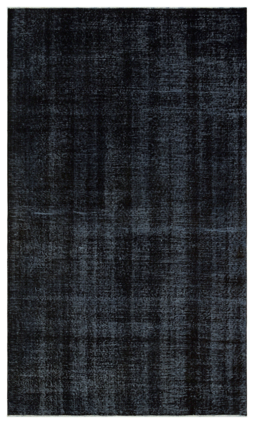 Black Over Dyed Vintage Rug 5'5'' x 8'10'' ft 164 x 270 cm