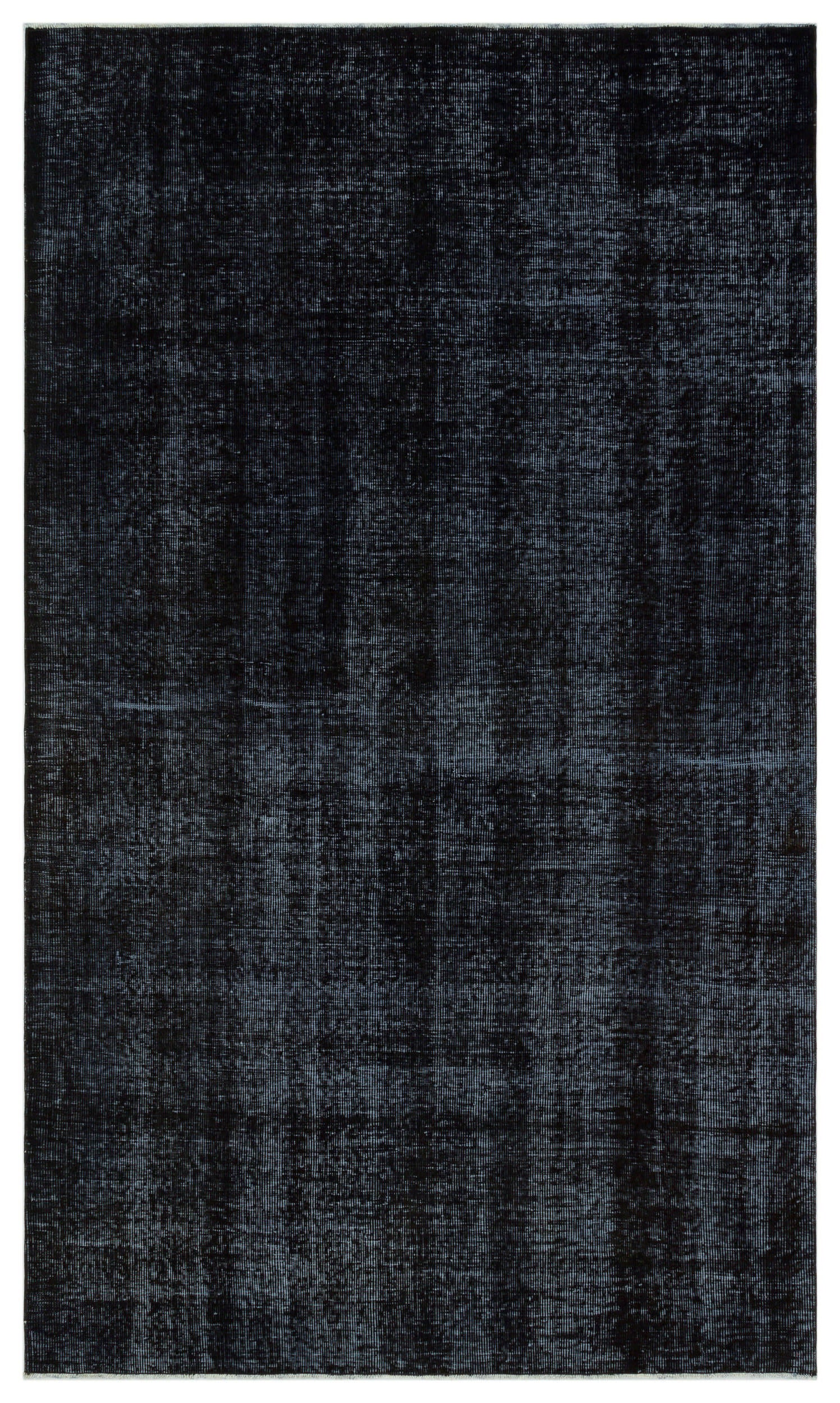 Black Over Dyed Vintage Rug 5'5'' x 8'10'' ft 164 x 270 cm