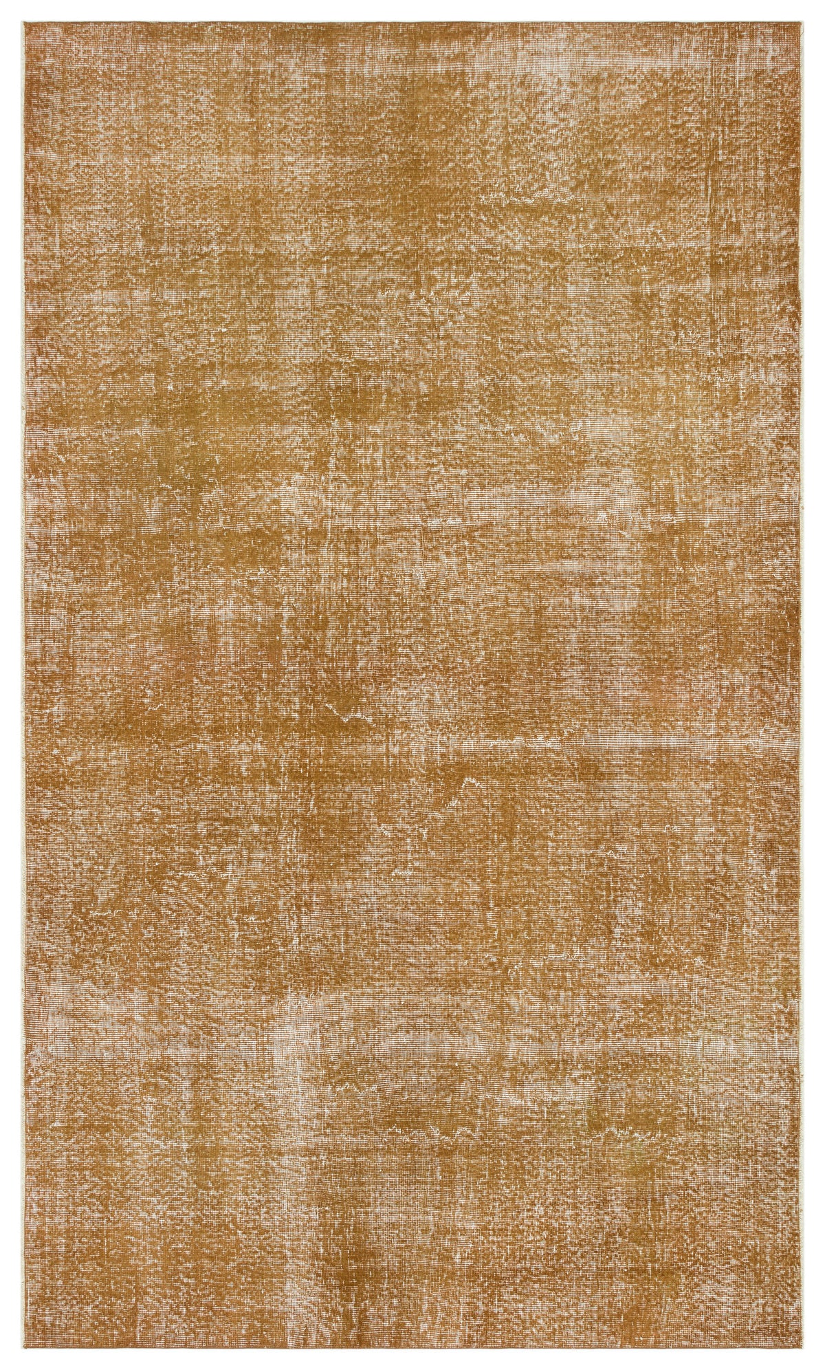 Brown Over Dyed Vintage Rug 5&#39;9&#39;&#39; x 9&#39;6&#39;&#39; ft 176 x 290 cm