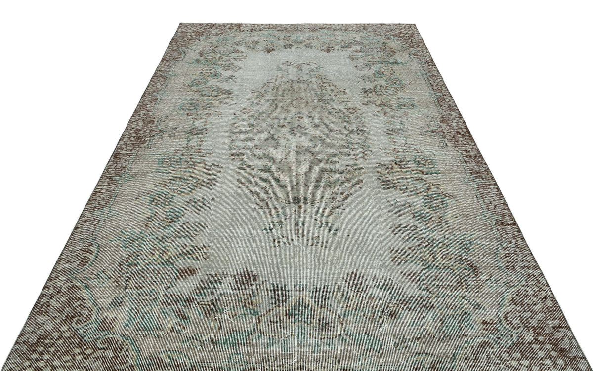 Naturel Over Dyed Vintage Rug 5&#39;9&#39;&#39; x 8&#39;10&#39;&#39; ft 174 x 269 cm