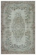 Naturel Over Dyed Vintage Rug 5'9'' x 8'10'' ft 174 x 269 cm