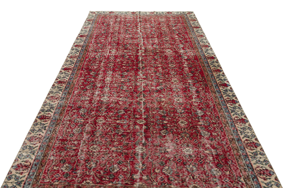 Naturel Over Dyed Vintage Rug 5&#39;7&#39;&#39; x 10&#39;1&#39;&#39; ft 170 x 308 cm